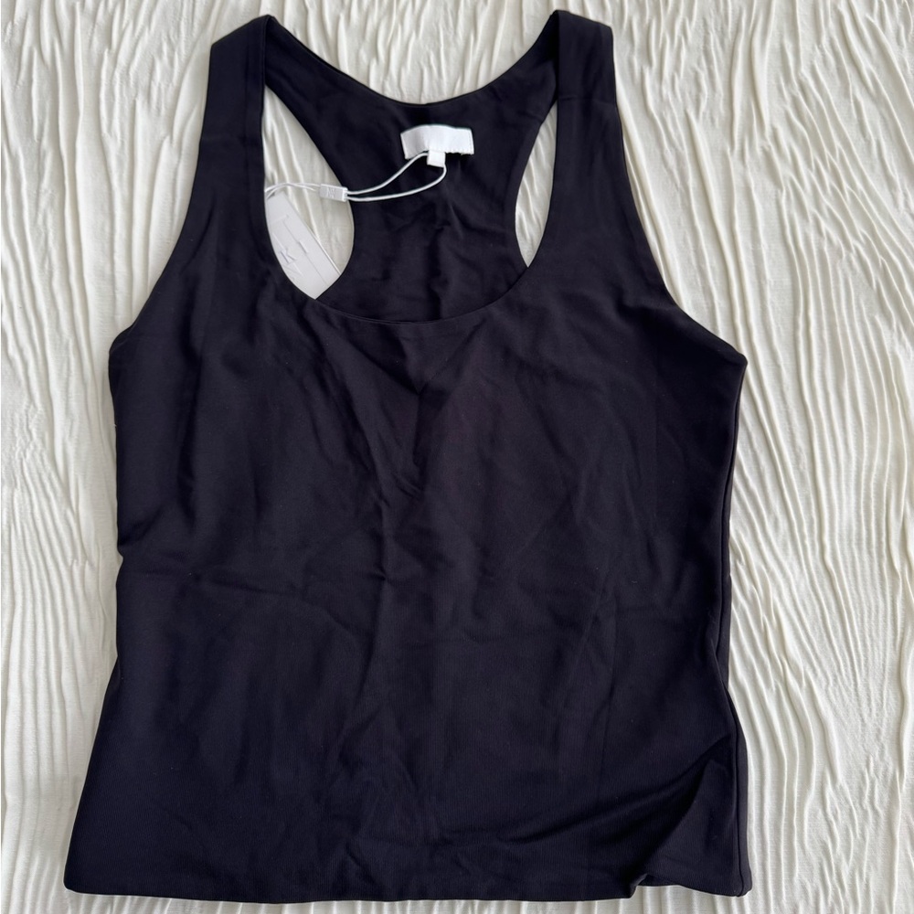 Meshki Black Racerback Tank Top